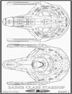 Saber Class Starship