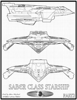 Saber Class Starship