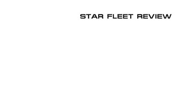 Starfleet Review: Current Starship Classes in Service