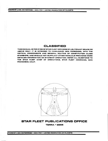 U.S.S. Enterprise Officer's Manual