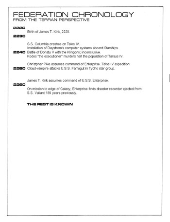 U.S.S. Enterprise Officer's Manual