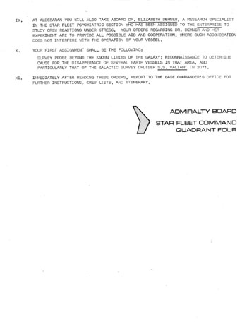 U.S.S. Enterprise Officer's Manual