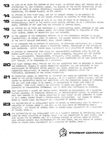 U.S.S. Enterprise Officer's Manual
