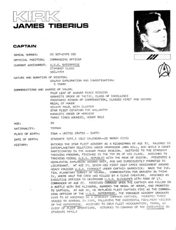 U.S.S. Enterprise Officer's Manual