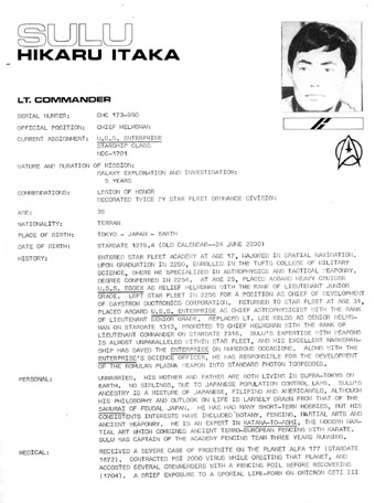 U.S.S. Enterprise Officer's Manual