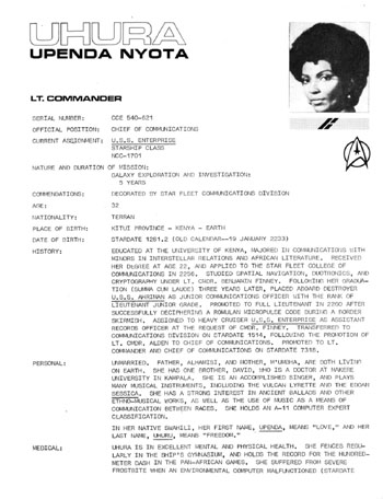 U.S.S. Enterprise Officer's Manual