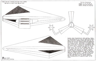 Space Cruiser 'Aurora' Tholian Space Vessel