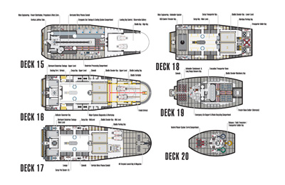 General Plans: U.S.S. Belknap NCC-2501 Strike Cruiser