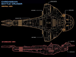 Cardassian Battle Cruiser