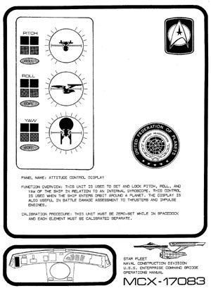 U.S.S. Enterprise NCC-1701 Command Bridge Operations Manual