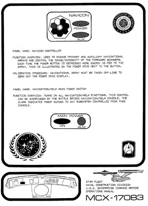 U.S.S. Enterprise NCC-1701 Command Bridge Operations Manual