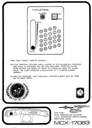 U.S.S. Enterprise NCC-1701 Command Bridge Operations Manual