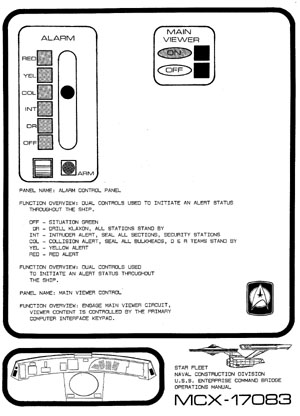 U.S.S. Enterprise NCC-1701 Command Bridge Operations Manual