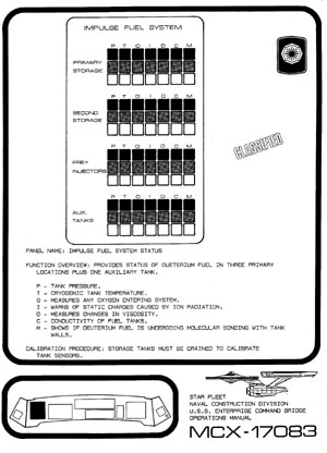 U.S.S. Enterprise NCC-1701 Command Bridge Operations Manual