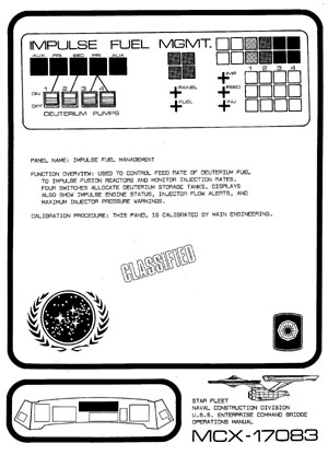 U.S.S. Enterprise NCC-1701 Command Bridge Operations Manual