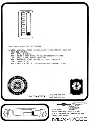 U.S.S. Enterprise NCC-1701 Command Bridge Operations Manual