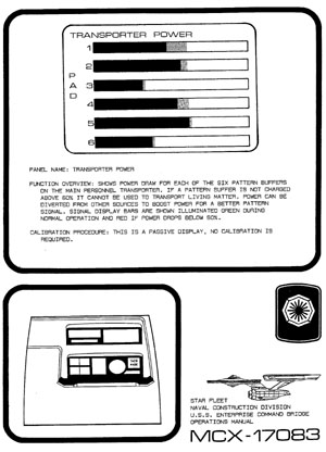 U.S.S. Enterprise NCC-1701 Command Bridge Operations Manual