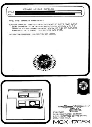 U.S.S. Enterprise NCC-1701 Command Bridge Operations Manual