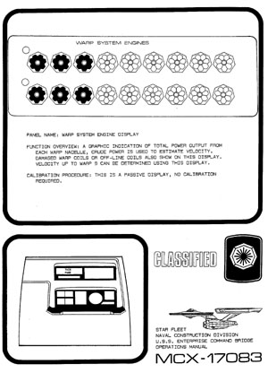 U.S.S. Enterprise NCC-1701 Command Bridge Operations Manual