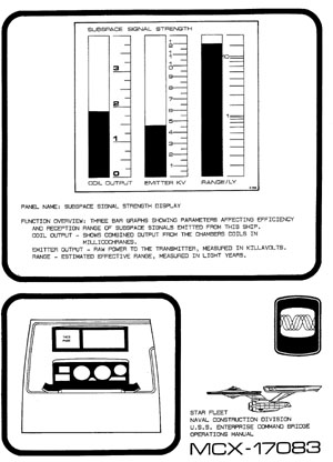 U.S.S. Enterprise NCC-1701 Command Bridge Operations Manual