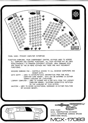 U.S.S. Enterprise NCC-1701 Command Bridge Operations Manual