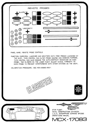 U.S.S. Enterprise NCC-1701 Command Bridge Operations Manual
