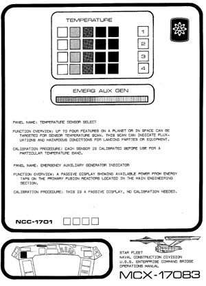 U.S.S. Enterprise NCC-1701 Command Bridge Operations Manual