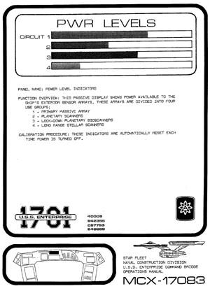 U.S.S. Enterprise NCC-1701 Command Bridge Operations Manual