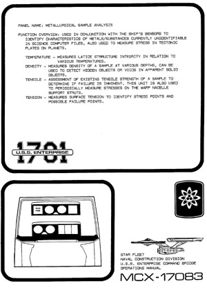U.S.S. Enterprise NCC-1701 Command Bridge Operations Manual