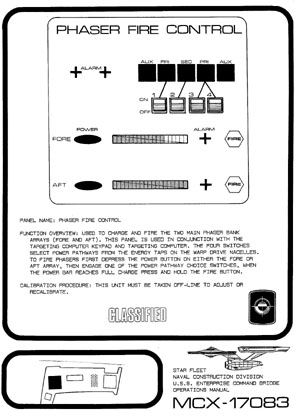 U.S.S. Enterprise NCC-1701 Command Bridge Operations Manual