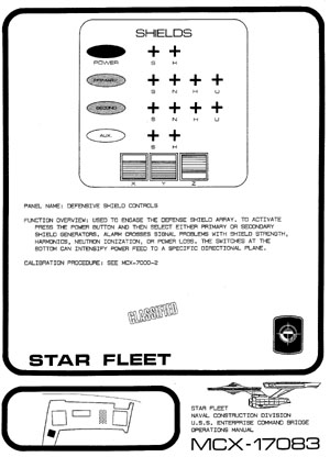 U.S.S. Enterprise NCC-1701 Command Bridge Operations Manual
