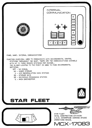 U.S.S. Enterprise NCC-1701 Command Bridge Operations Manual