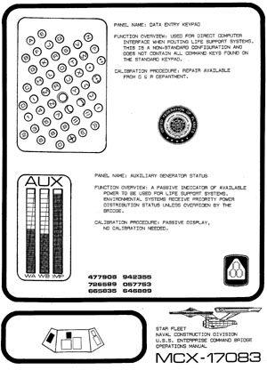 U.S.S. Enterprise NCC-1701 Command Bridge Operations Manual