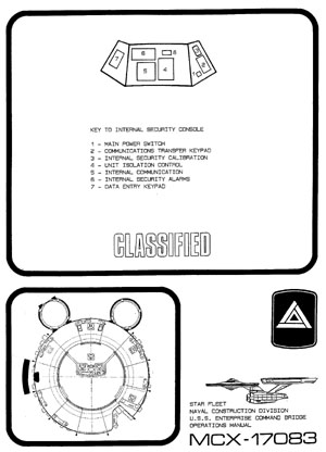 U.S.S. Enterprise NCC-1701 Command Bridge Operations Manual