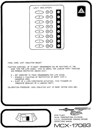 U.S.S. Enterprise NCC-1701 Command Bridge Operations Manual