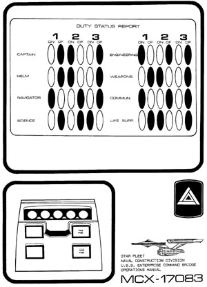 U.S.S. Enterprise NCC-1701 Command Bridge Operations Manual