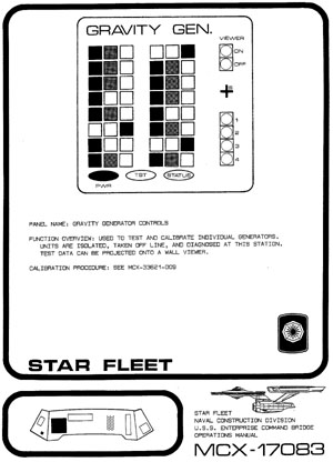 U.S.S. Enterprise NCC-1701 Command Bridge Operations Manual