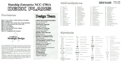 U.S.S Enterprise NCC-1701A Deck Plans