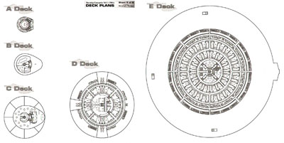 U.S.S Enterprise NCC-1701A Deck Plans