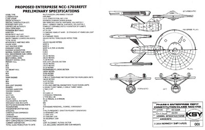 U.S.S. Enterprise NCC-1701 Phase II Refit Program