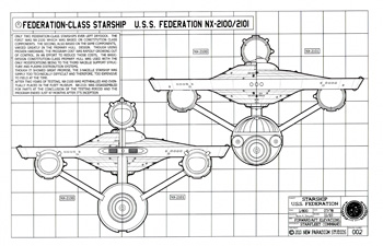 Federation Class Starship - U.S.S. Federation NX-2112