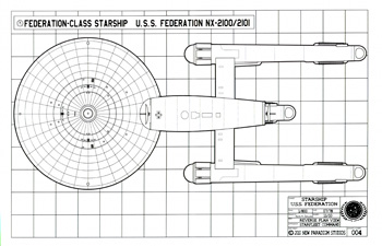 Federation Class Starship - U.S.S. Federation NX-2112