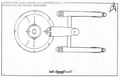 Federation Starship U.S.S. Enterprise Constitution Class Naval Construction Contract #1701
