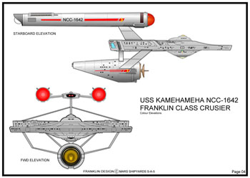 Franklin Class Cruiser - U.S.S. Kamehameha NCC-1642