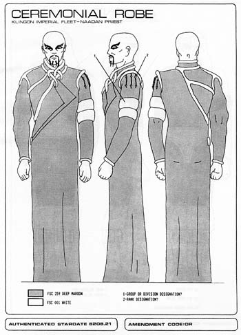 Ceremonial Robe - Klingon Naadan Priest