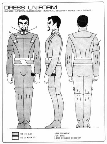 Klingon Imperial Bloodwatch - Dress Uniform