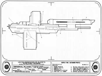 Sherman Class Cargo Vessel - Outboard Profile