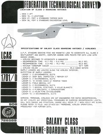 Galaxy Class Boarding Hatch
