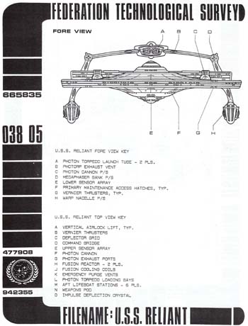 U.S.S. Reliant Fore View