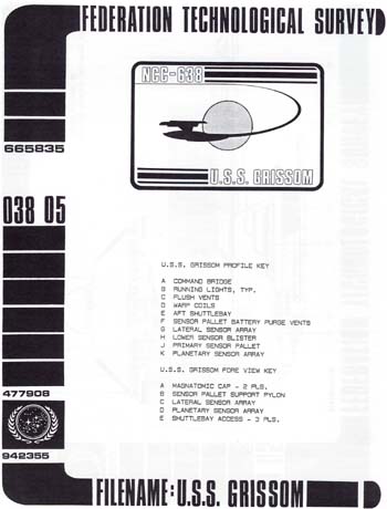 U.S.S. Grissom Profile Key